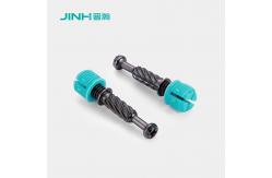 China 32mm Cold-Rolled Steel Minifix Connecting Bolts With Nylon Dowel, Furniture Hardware supplier
