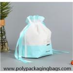 Nontoxic Gravure Printing Washing Face Towel Drawstring Packaging Bags for sale