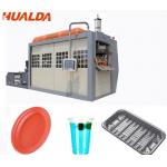 Disposable Plastic Cup Forming Machine 25 - 35 Stroke / Min Capacity PLC Control for sale