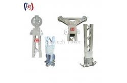 China Heavy Duty Inner Suspended Lattice Gin Pole For Transmission Tower Construction supplier