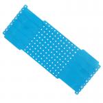 Customized Vinyl Event Wristbands White Red Blue Printing Heat Transfer