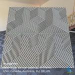 18mm Interlocking Epoxy Garage Flooring with Ribbed Surface for sale