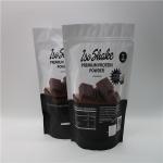 Private Label Matte Black Foil Pouch Packaging 1KG FOR Protein Powder Packaging for sale