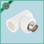 High Flow Speed Male Threaded Tee Heat Preservation Simple Installation for sale