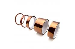 China Polyimide Material ESD Warning Tape , Anti Static Kapton Tape Width 3-500mm supplier