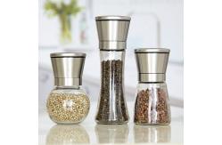 China Refillable Mini Spice Salt Pepper Grinder Adjustable Coarseness Household Kitchen Tools supplier
