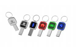 China When Reading LED Light Will Shiny Crystal USB Stick 32GB 64GB 128GB supplier