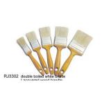 Industrial House Paint Brush Set Double Boiled White Polyester Bristle Brush for sale