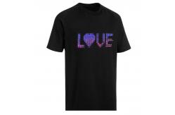 China APP Control LED Message T Shirt With Progrmme Display 100% Cotton supplier