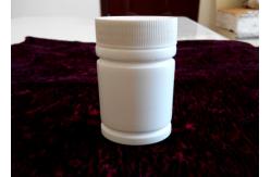 China 63 Capsules 70 Ml Plastic Tablet Bottles / White Plastic Bottle Tamper Proof Cap supplier