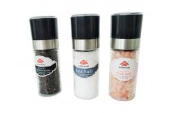 China Compact 80ml Mini Salt And Pepper Grinder Mill Set supplier