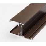 6063-T5 Sand Powder Coated Aluminum Extrusions Broken Bridge Aluminium Section