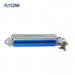 Plastic Hood Solder Cup Centronics 50 Pin Connector With L Shape Cover