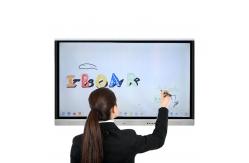 China 86 Inch Capacitive Infrared Technology IPS Interactive Touch Screen Monitor DLED Screen supplier