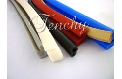China Waterproof Flexible Silicone Seal Strip Dust Resistant , Shore 60A To 90A supplier