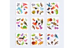 China CMYK Printing Animal Matching Cards For Kids Education supplier