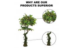 China Fabric Material Plastic Artificial Apple Tree Outside Home Decoration supplier