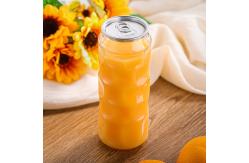China 28g Transparent PET Plastic Easy Open Can For Soft Drink Juice Soda supplier