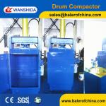 Wanshida Hydraulic Waste Oil Drum Crusher Compactor For Sale for sale