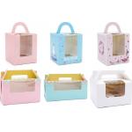 China Factory price cake packaging bulk wholesale cake box with window custom logo print birthday wedding cake boxes manufacturer