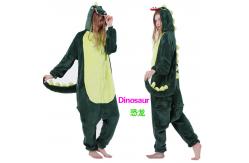 China Adult Bodysuit with 20 Animal Cartoon Patterns Microfiber Flannel Fleece Sleepwear Rompers supplier