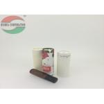 Glass Jar Packing Recycled Paper Cylinder Containers For Gift for sale