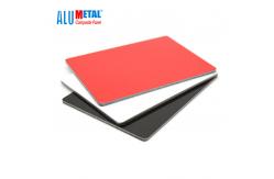China 6mm Acm PVDF Aluminum Composite Panel 1220 X 2440mm Antibacterial Surface supplier