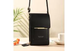 China Mirror Touch Screen Mobile Phone Bag Wallet Card Case Female Shoulder Bag supplier
