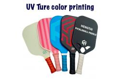 China Matte Surface Raw Pickleball Paddle Black 200g-230g with UV Printing supplier