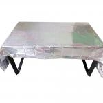 54'X108' Glossy Waterproof Printed Tablecloth Rectangle for sale