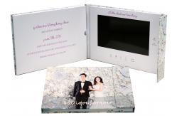 China 5 Inch Screen Lcd Video Business Cards Wedding Custom Digital Book Printing A5 supplier