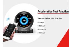 China Universal 52mm OBD2 Digital Speedometer With LCD Screen supplier