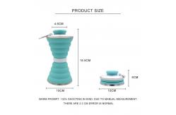 China 500Ml Silicone Expandable And Foldable Drinking Water Bottle supplier