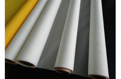 China 120 Mesh White / Yellow Polyester Printing Mesh / Bolting Cloth 100% Polyester Material supplier