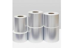 China 100mm 70mm Sticky Label Roll 500pcs Matte Silver Polyester Sticker supplier