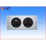 Modern Hommization Design Media Hub , Customizable Wall Socket Plates