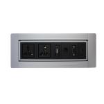RJ45 Network Flip Up Sockets Silvier Color 180 Degrees Rotation Elegant for sale