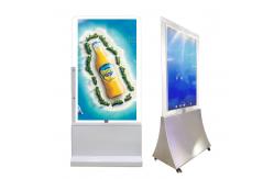 China Ultra Thin Double Sided OLED Advertising Media Player supplier