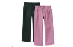 China Door Zipper Design Uniform Black Pants Soft Exquisite Craft Embroidery / Print supplier