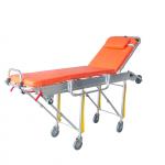 Emergency Medical Loading Folding Ambulance Stretcher With Aluminum Alloy Railing for sale