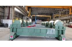 China 100mm/Min 700t Welding Turning Roller Motorized Bogie Steel Wheel supplier