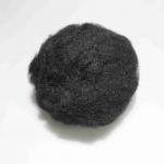 Recycled PET Solid 4080 Polyester Short Cut Fiber 15D Black Staple Fiber for sale