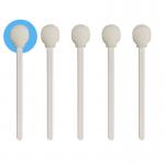 Round Head Sponge Q Tips Medical Foam Swab White PP Stick for sale