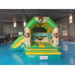 Commercial Grade Inflatable Combo Coconut Tree Sandbeach Inflatable Bouncy House With Slide Jumping Castle For Sale for sale