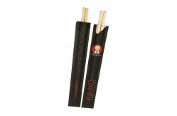 China Paper Wrapper Round Bamboo Chopsticks 20cm 23cm disposable wooden chopsticks supplier