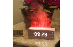 China UVC Ultraviolet Sterilization Flame Humidifier With Clock Touch-Sensitive Controls supplier