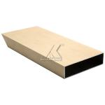 White Extruded Aluminum Square Tube / Aluminum Extrusion Profiles Alloy Profile for sale