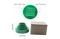 China Rotating Round Shape Jewelry Empty Drill Bit Storage Case 170*95mm supplier