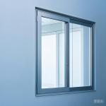White Aluminum Sliding Windows , Sliding Open Window With Multi Point Locking System