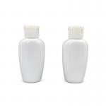 Oblate Style Plastic PET Pump Bottle Flat 50ml prevent oxygen With Cap for sale